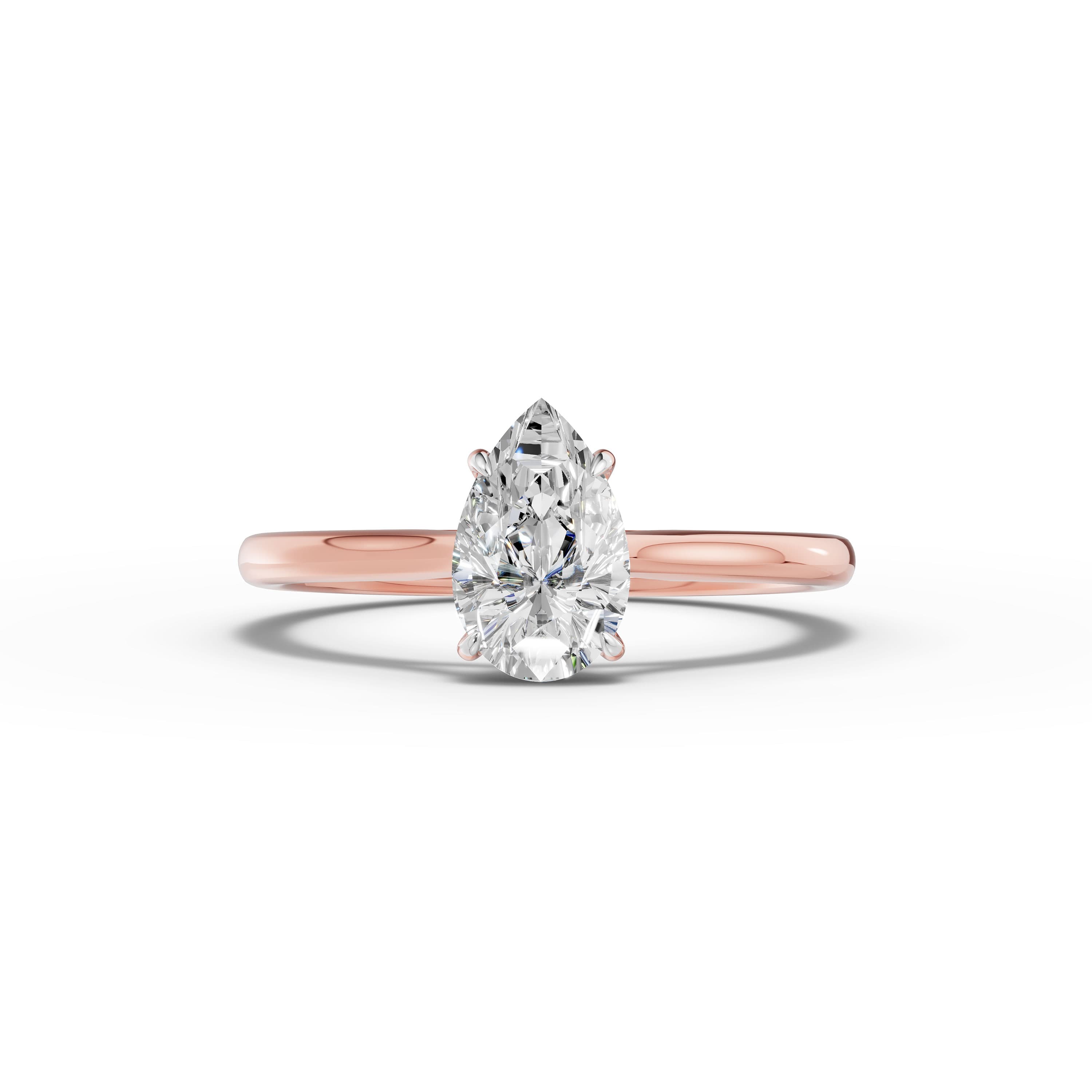 N°05 Pear Solitaire Ring