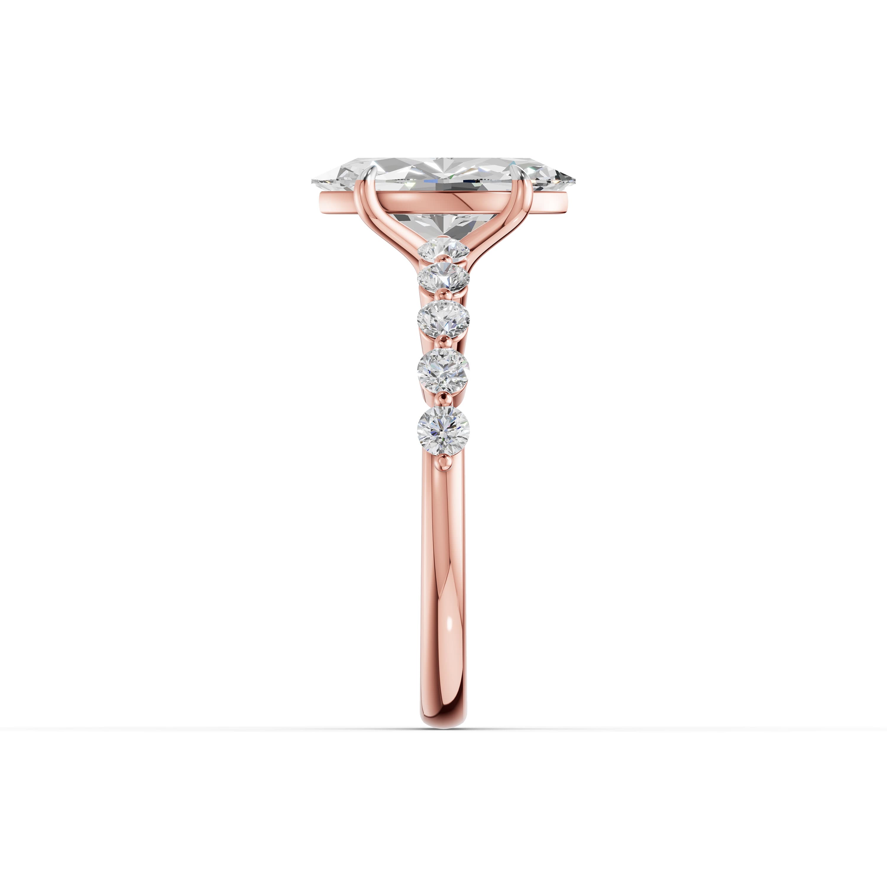 Veil Marquise Halo Ring