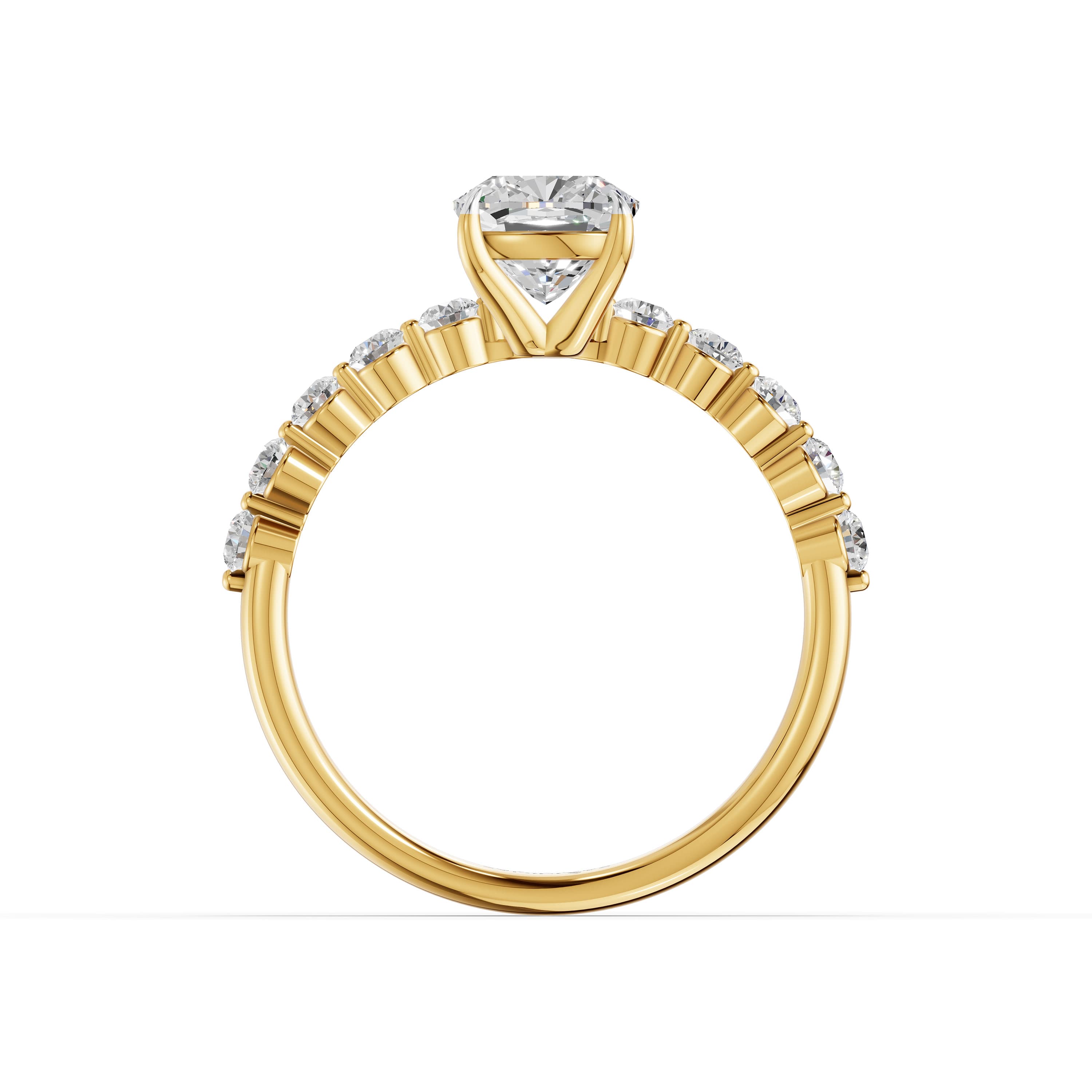 Clay Cushion Halo Ring