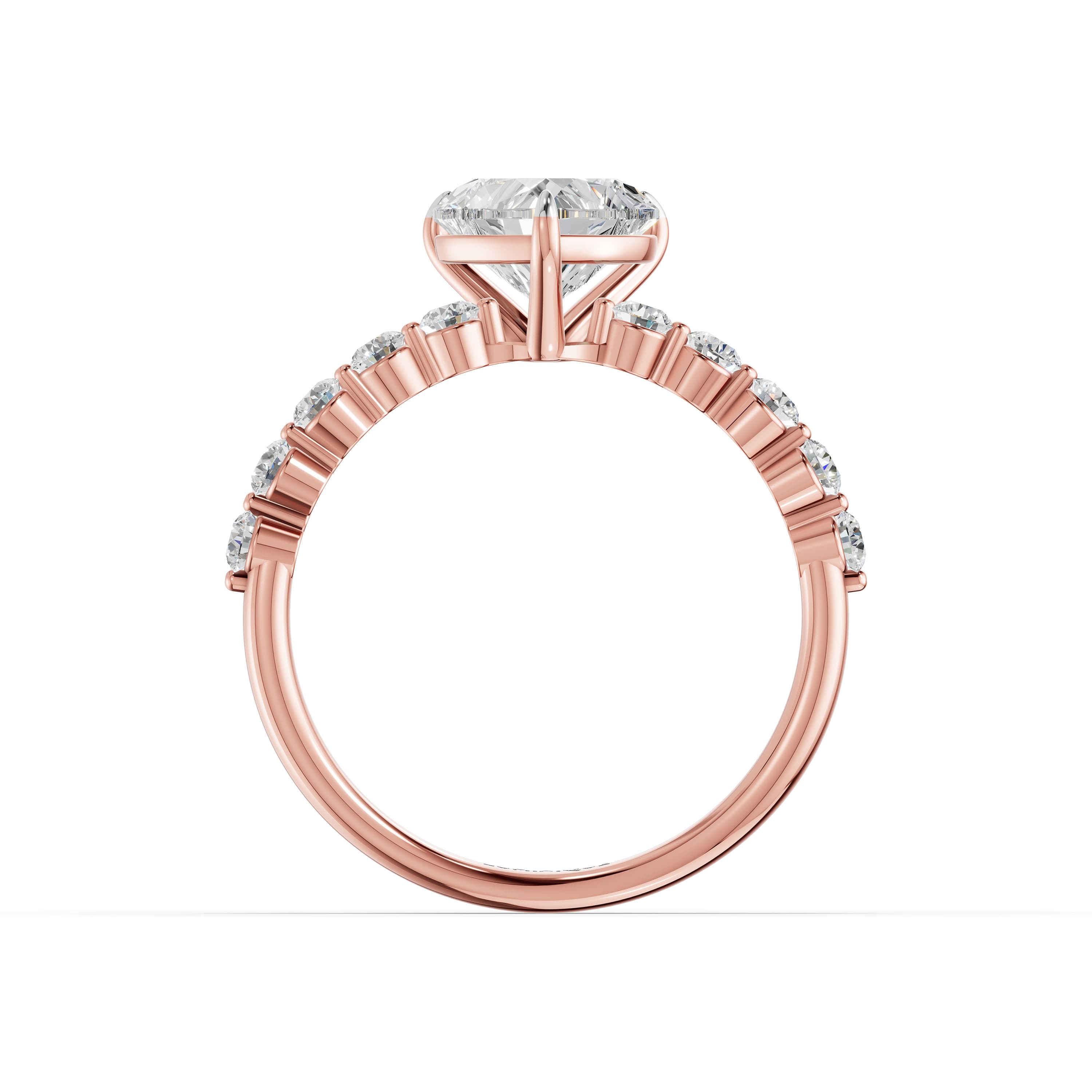 Chime Heart Halo Ring