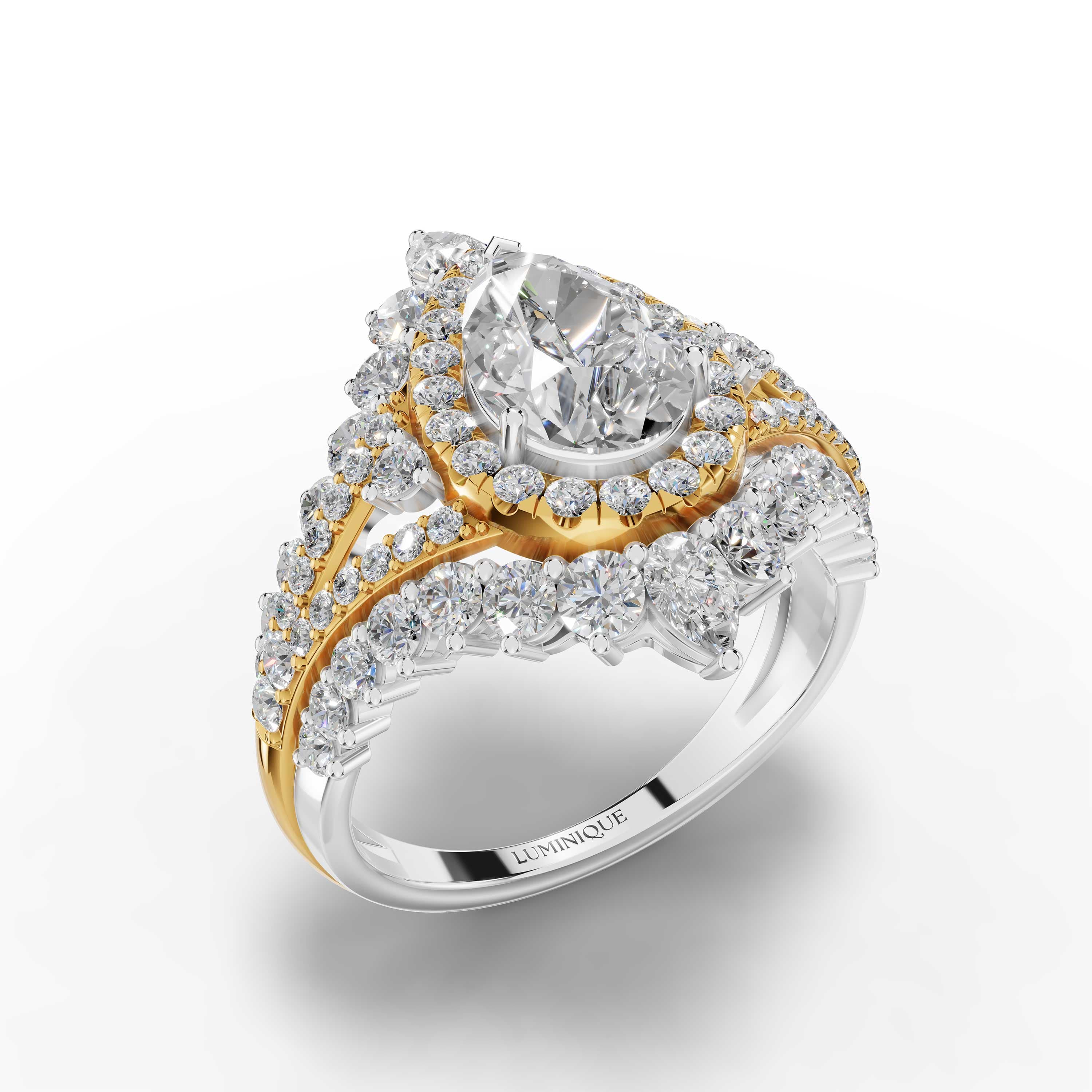 Eclipse Pear Cluster Ring