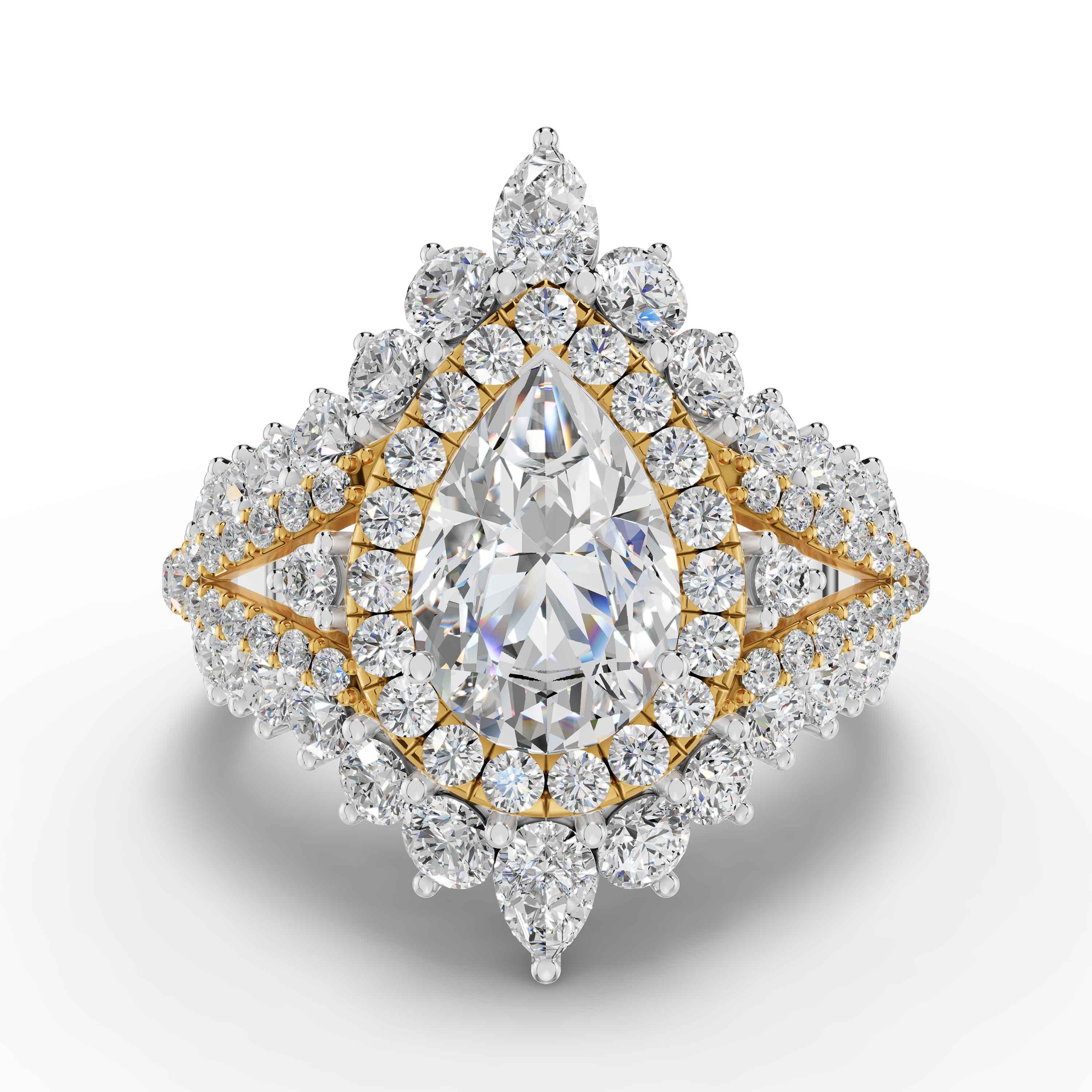 Eclipse Pear Cluster Ring