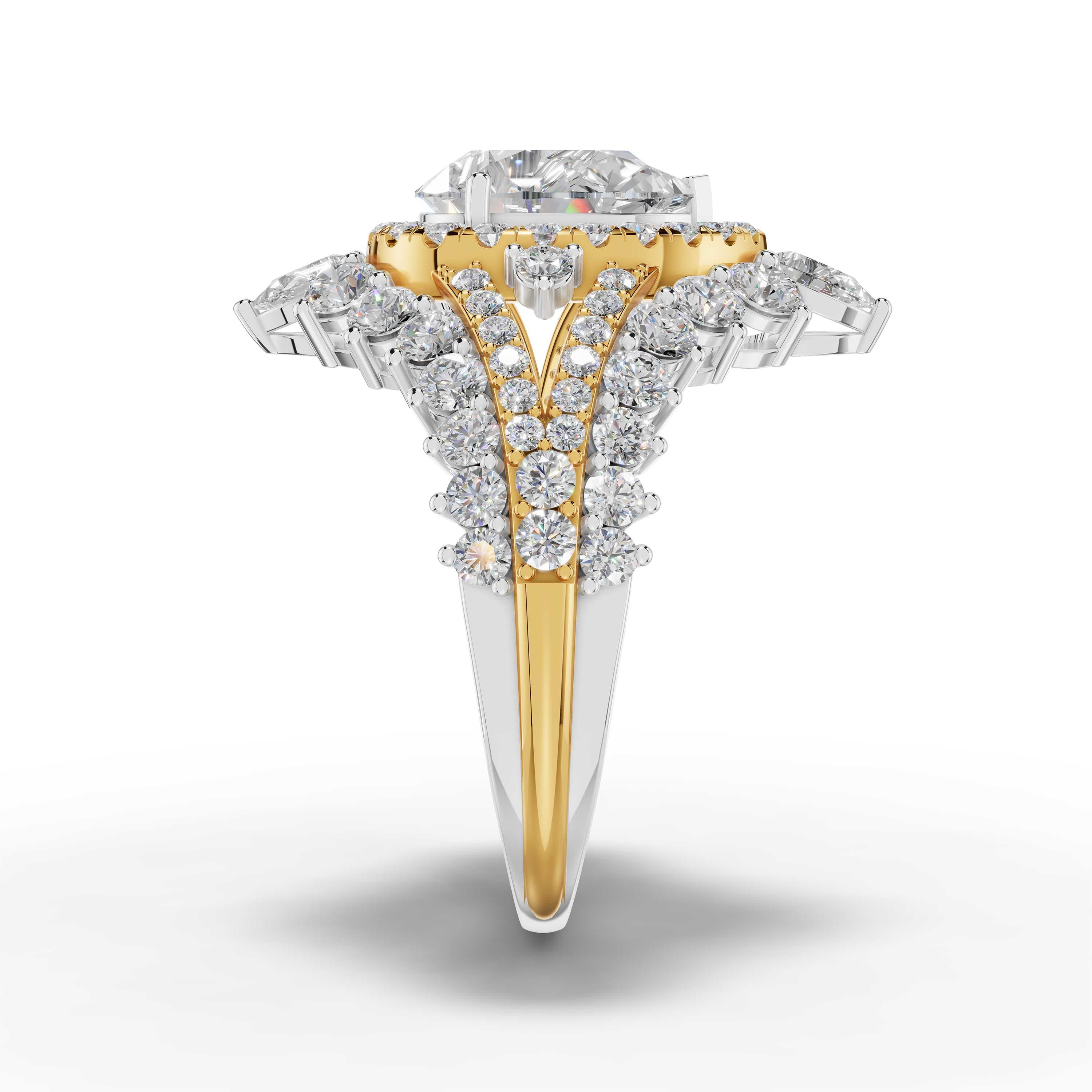 Eclipse Pear Cluster Ring