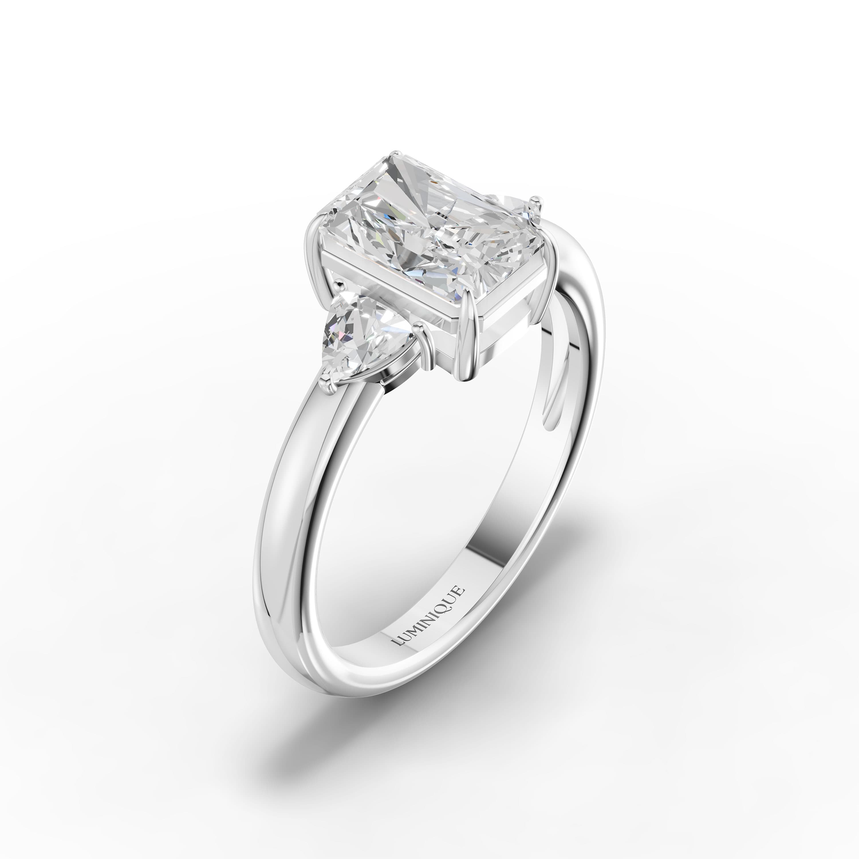 Opus Emerald Cluster Ring