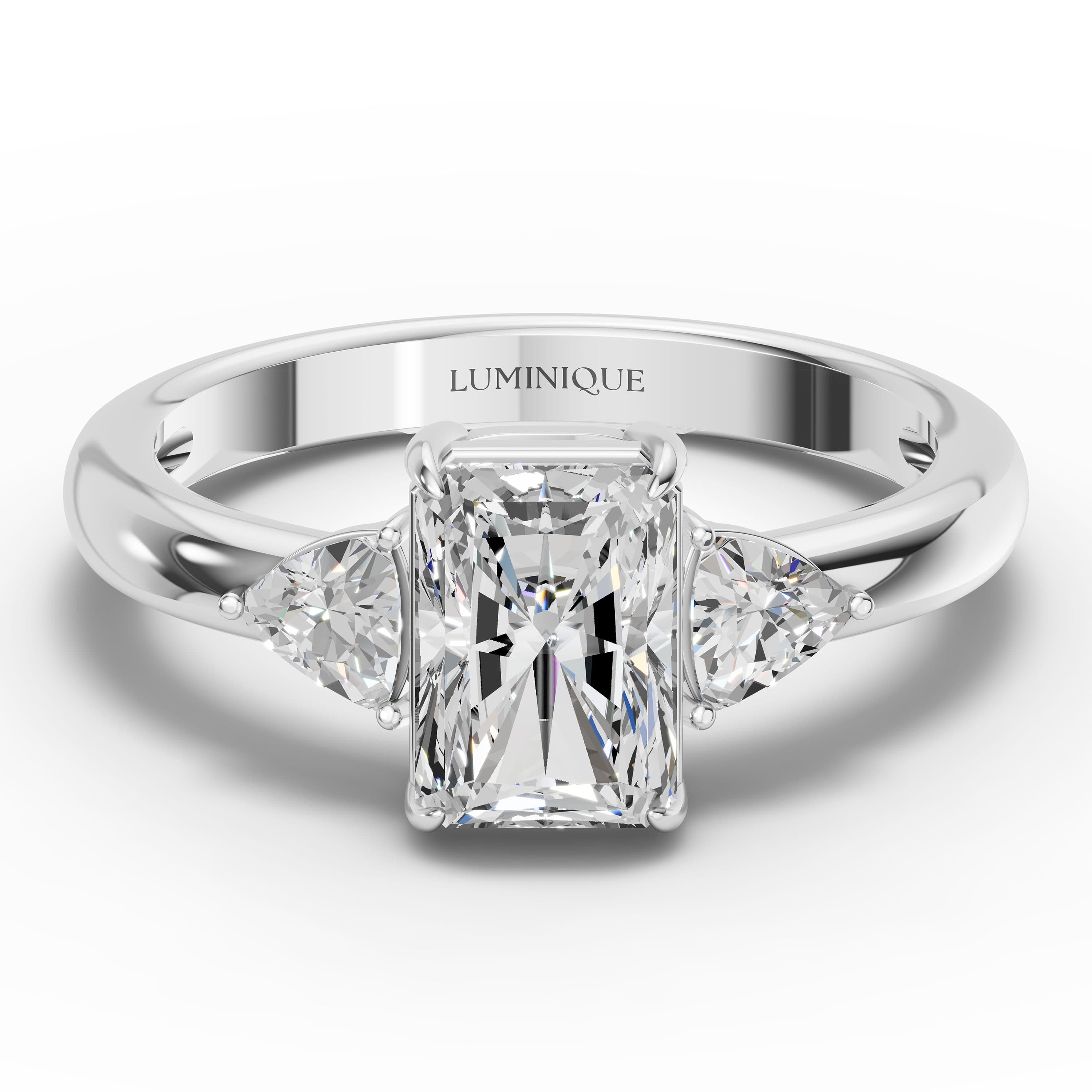 Opus Emerald Cluster Ring