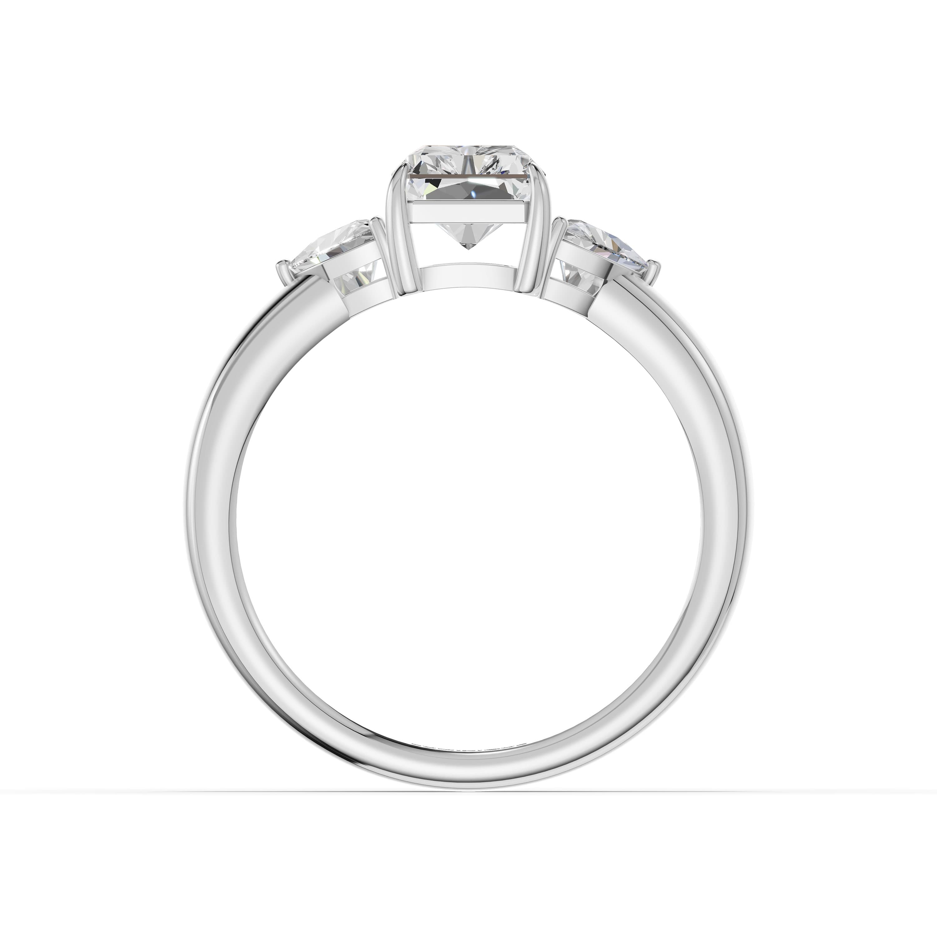 Opus Emerald Cluster Ring