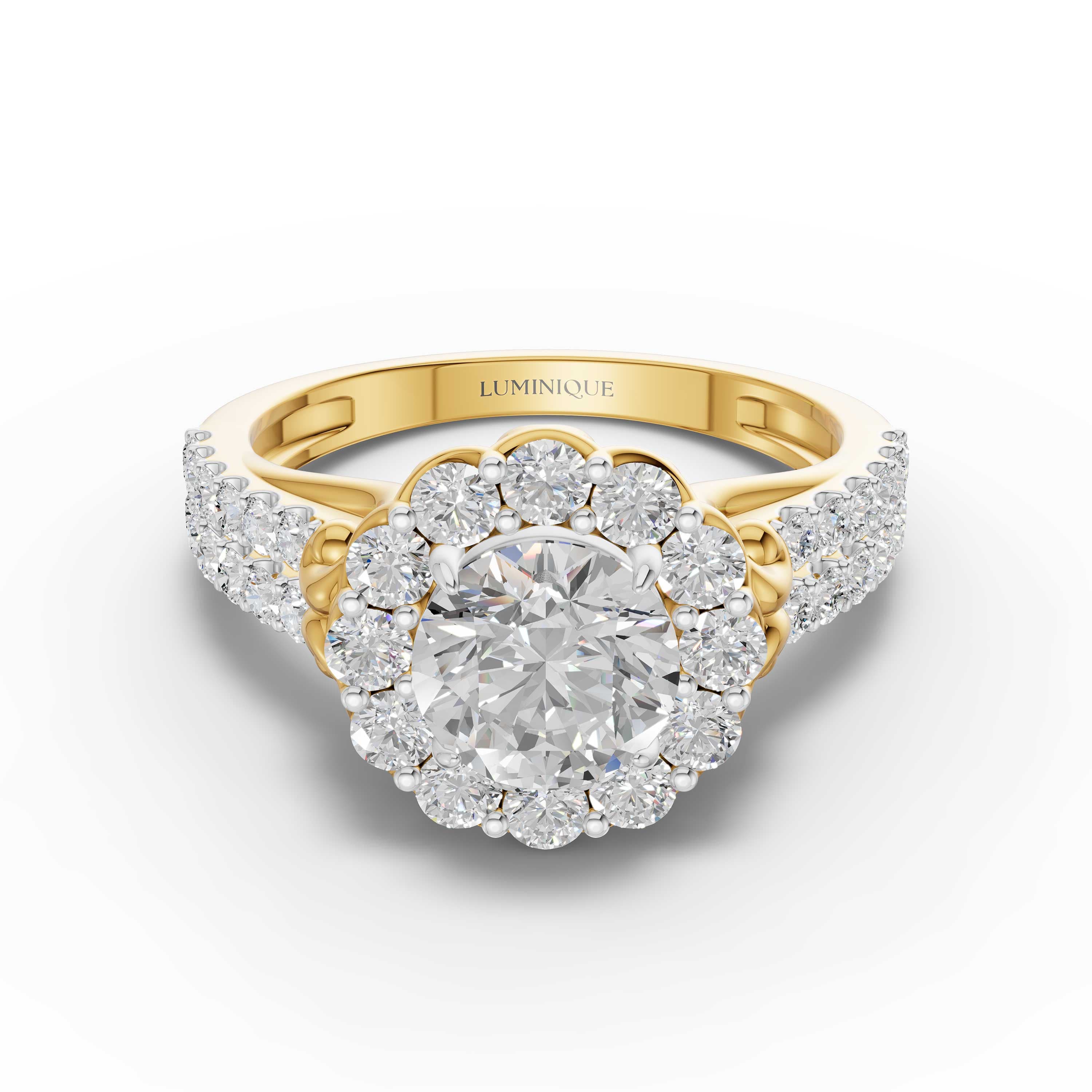 Hum Round Pave Ring