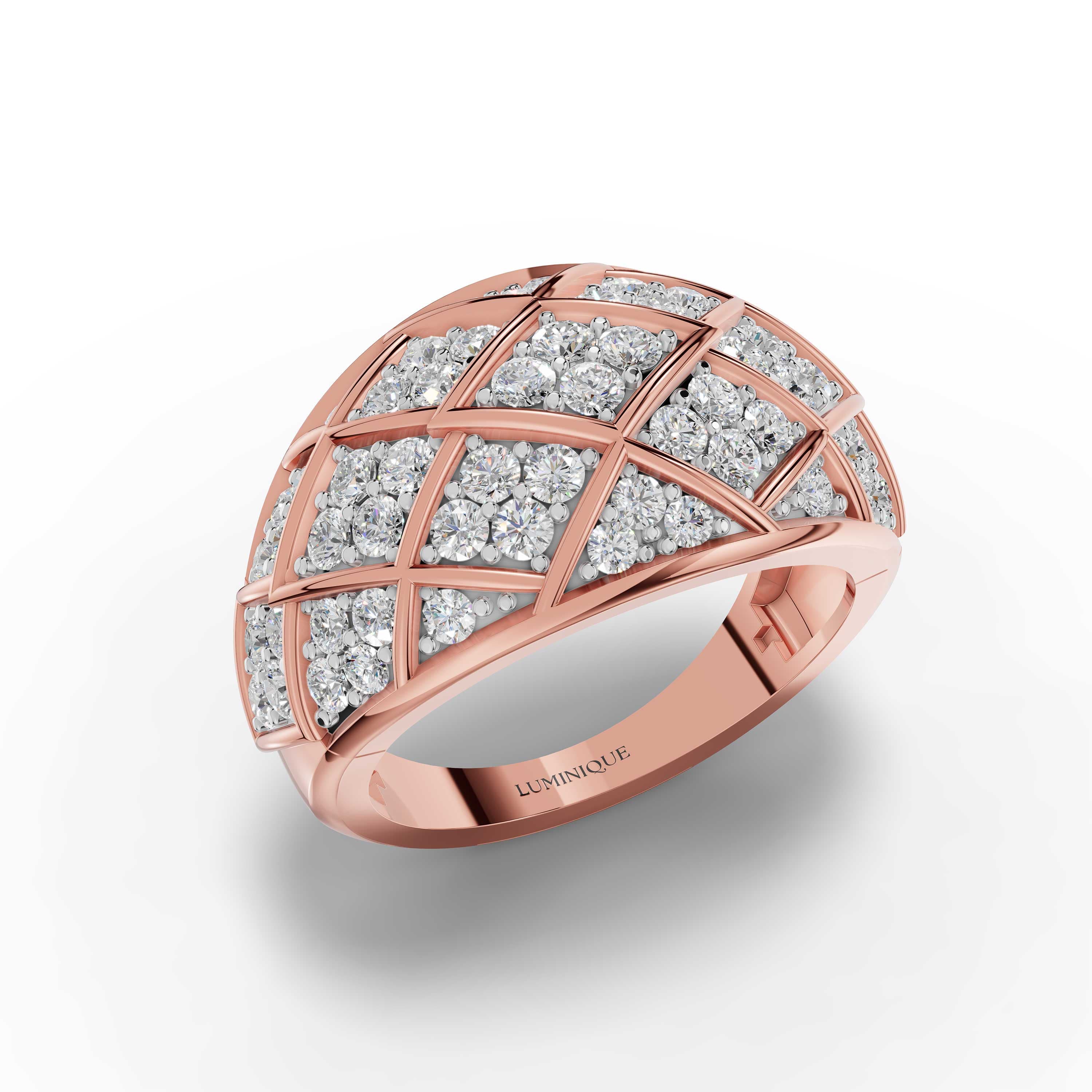 Sorbet Round Pave Ring