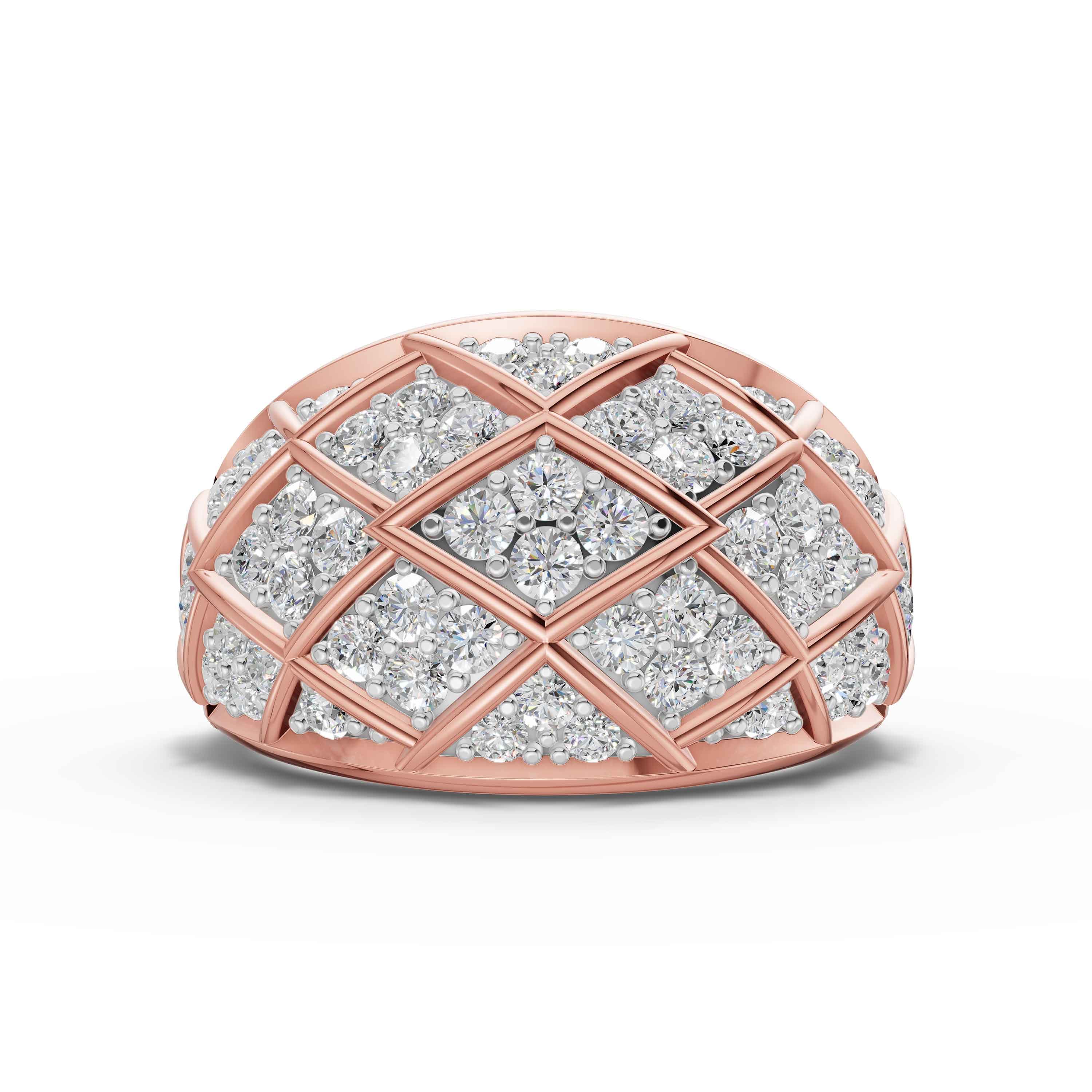 Sorbet Round Pave Ring
