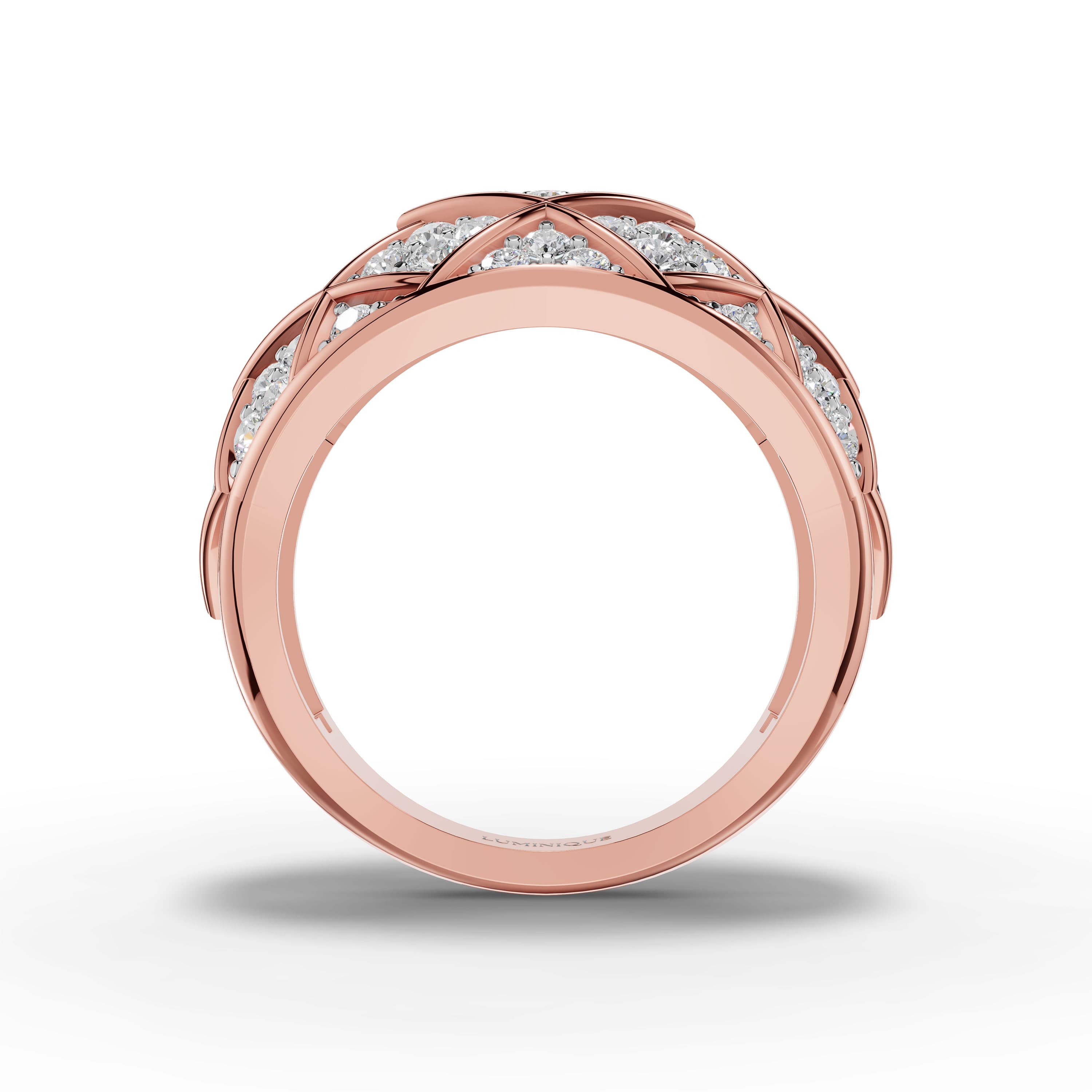 Sorbet Round Pave Ring