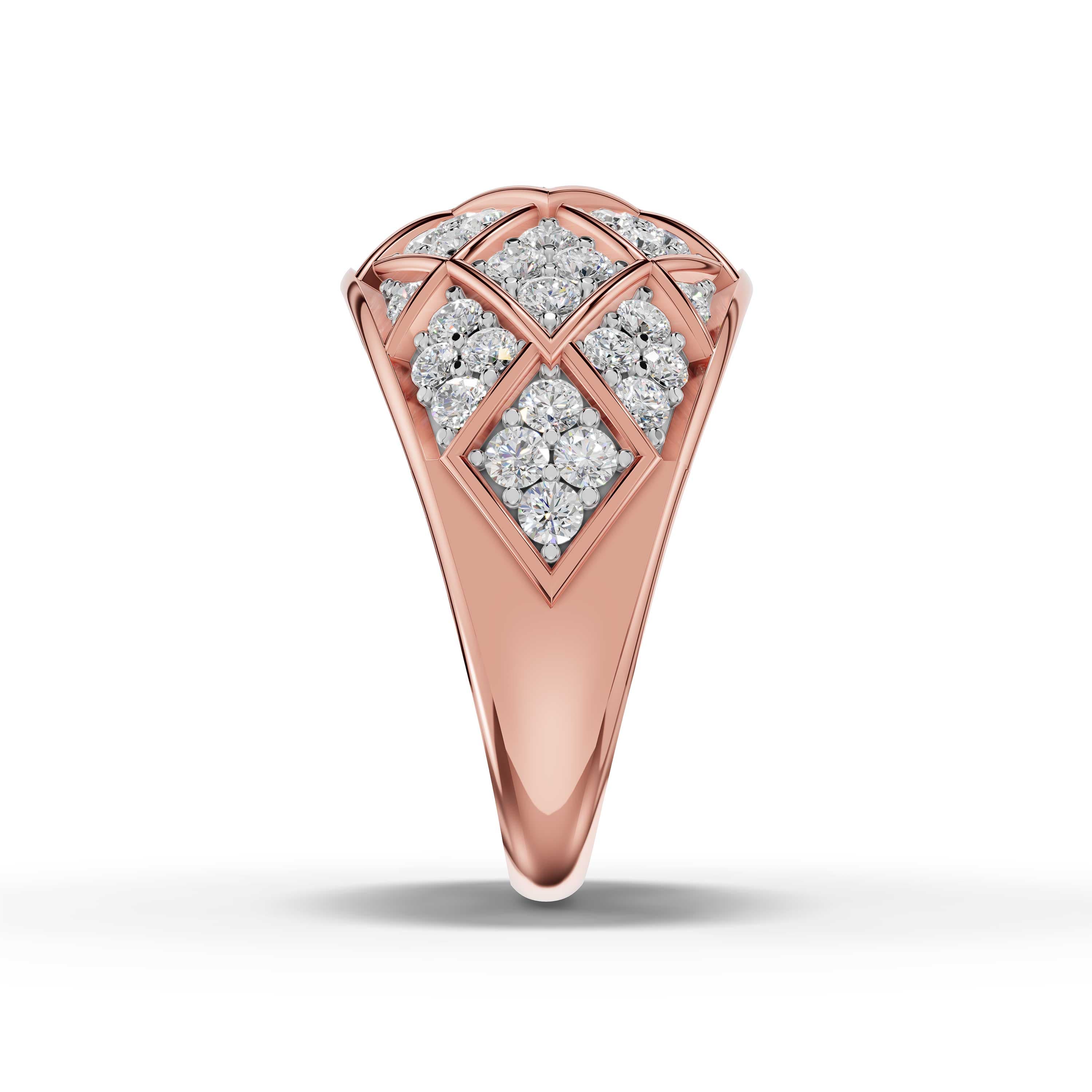 Sorbet Round Pave Ring