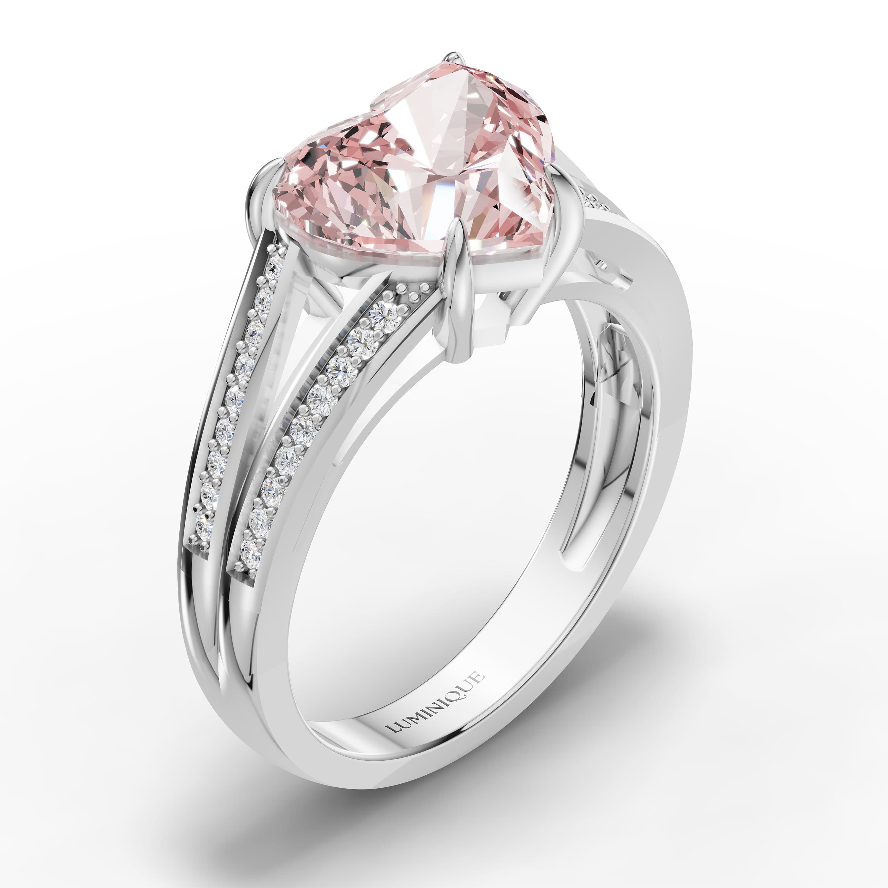 Juliette Heart Halo Ring