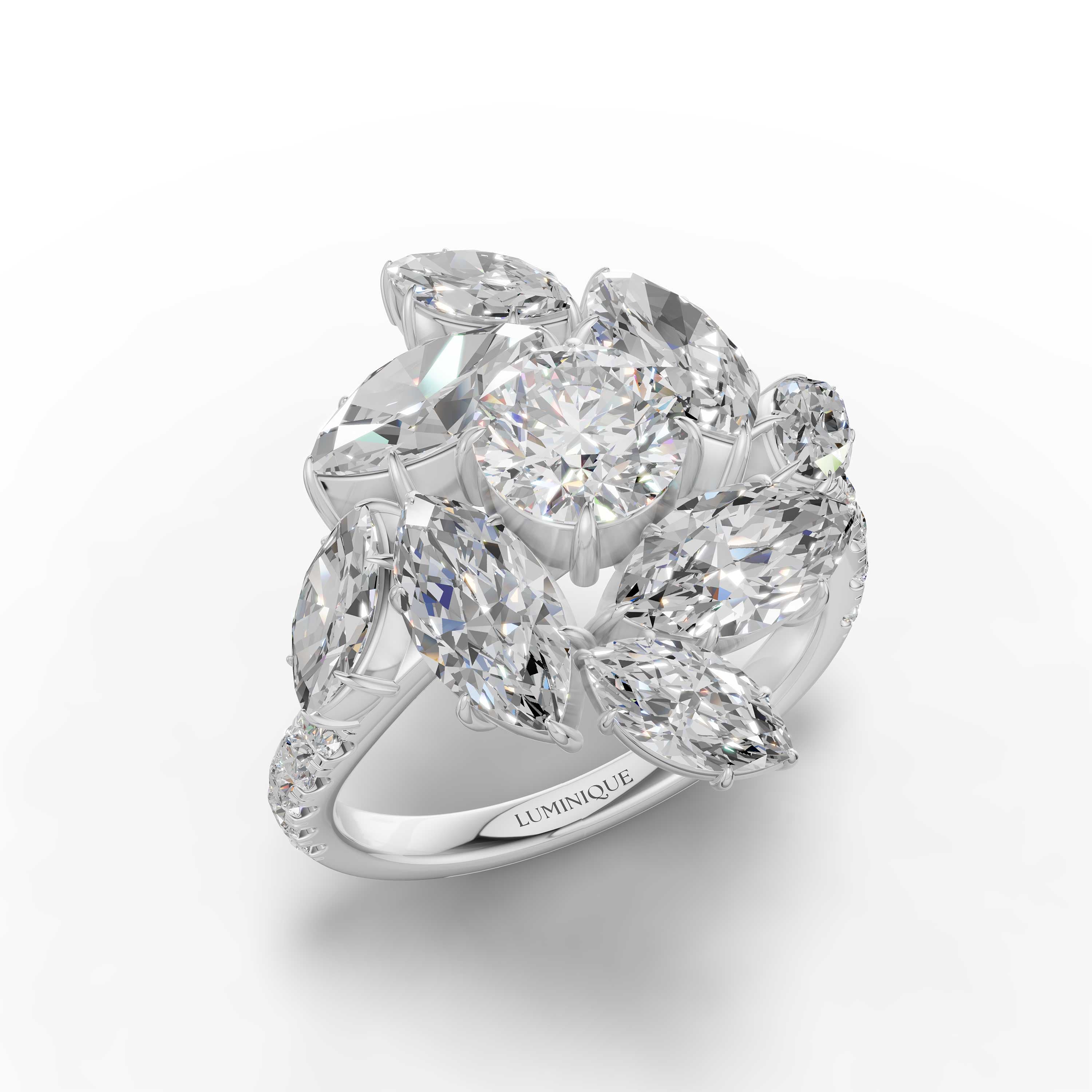 Solane Marquise Cluster Ring