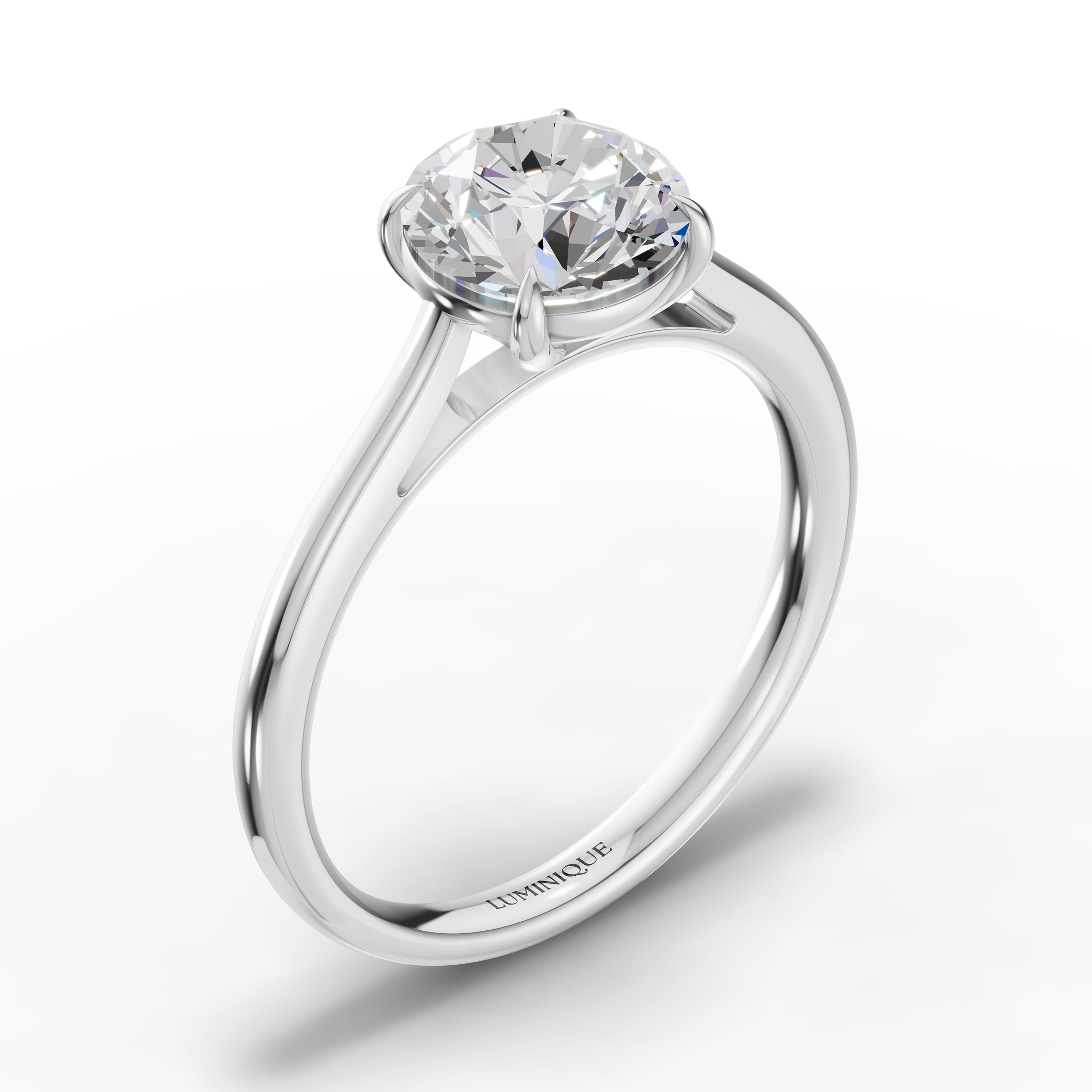 North Round Solitaire Ring